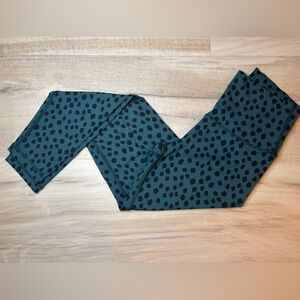 Aerie Leggings - Teal and Black Women XSMALL